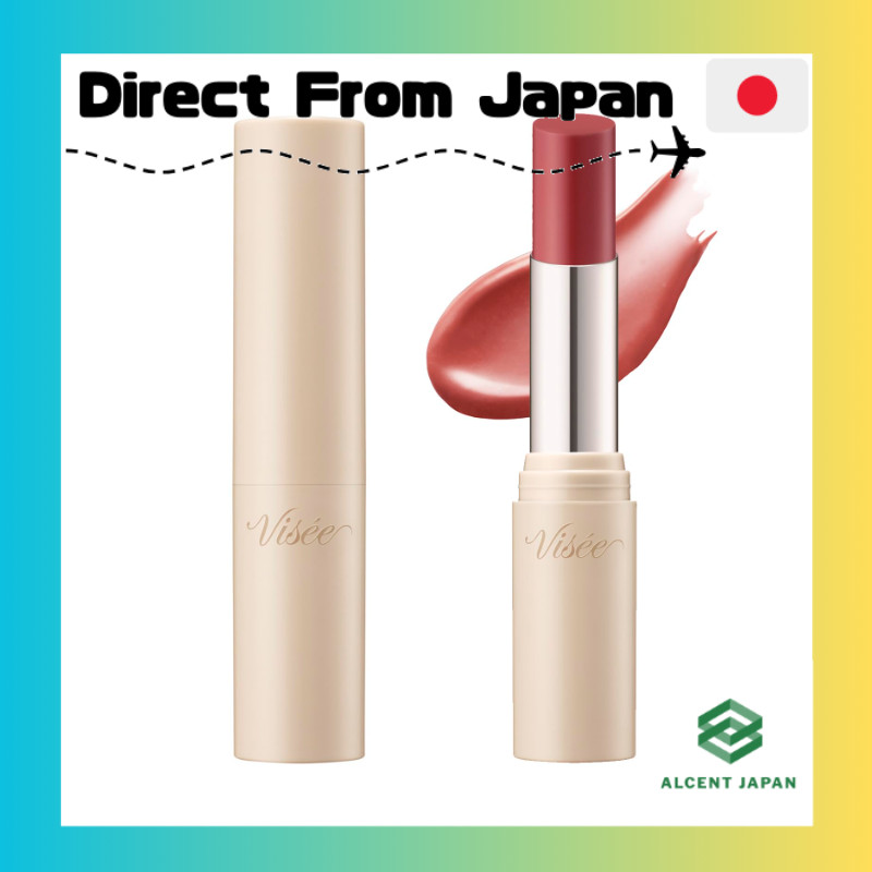 Visee Essence Plump Balm RD480 Misty Fig 3.3g — Sheen, Moisturizing, Volume, Serum Lip Plumper, Lip 