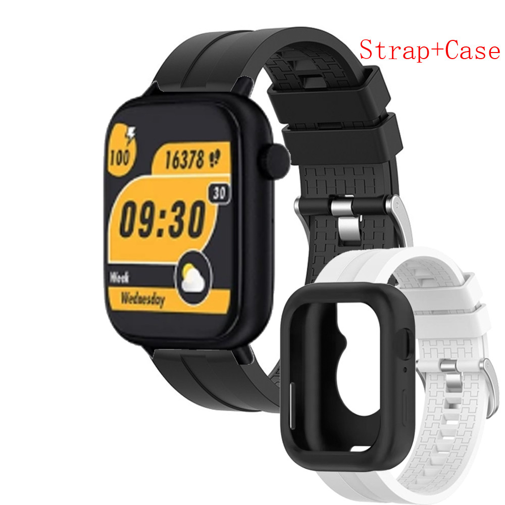 AXON Moni สุขภาพ V.3 สมาร์ทนาฬิกาป้องกันหน้าจอฝาครอบอุปกรณ์เสริมสําหรับ AXON Moni สุขภาพ V.3 สายคล้อ