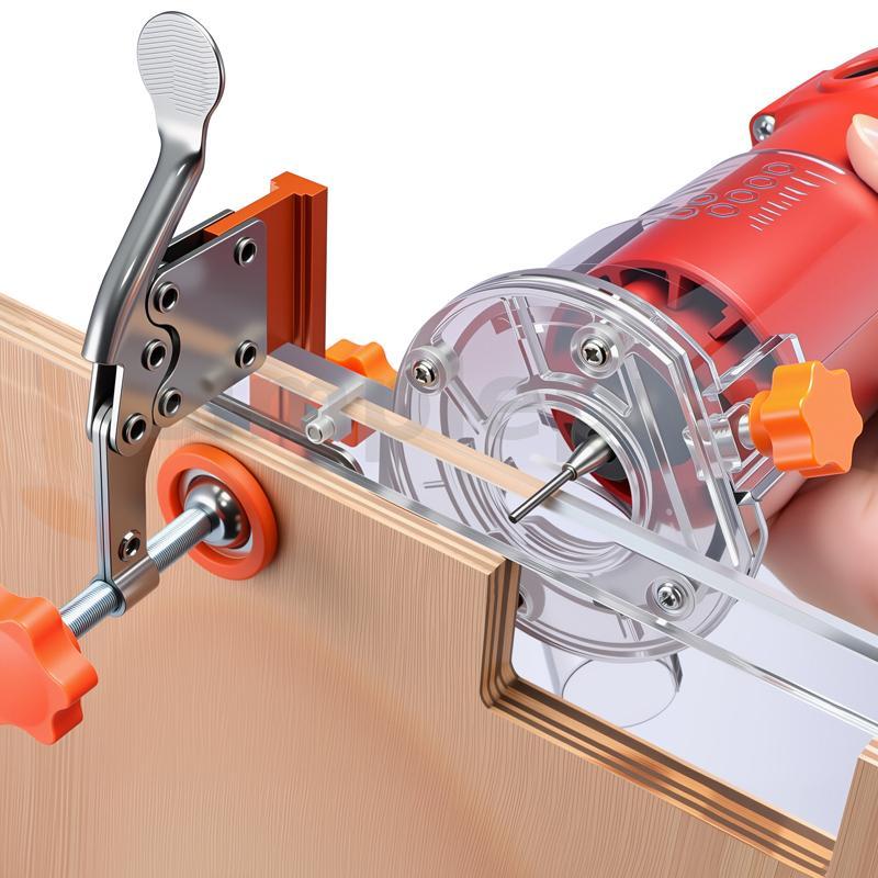 RUITOOL PC เทมเพลตสล็อตแบบไร้มือจับเครื่องมือสล็อตตู้ที่แม่นยําปรับมิติความสามารถสากล