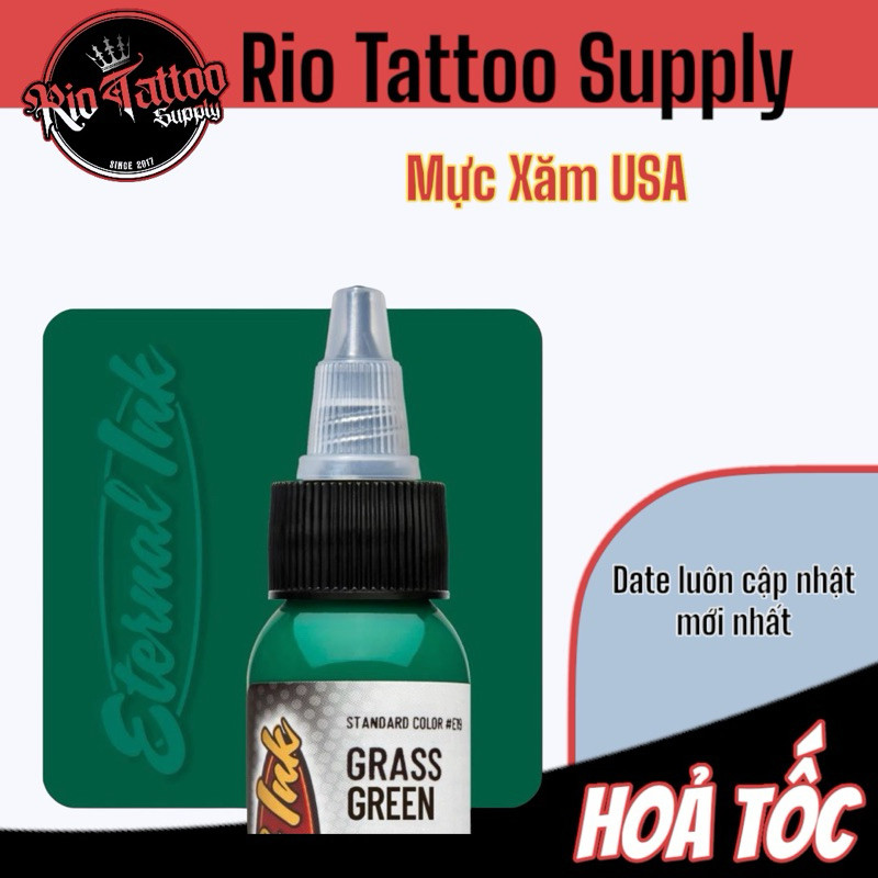 Eternal Ink Grass หมึกสักสีเขียว