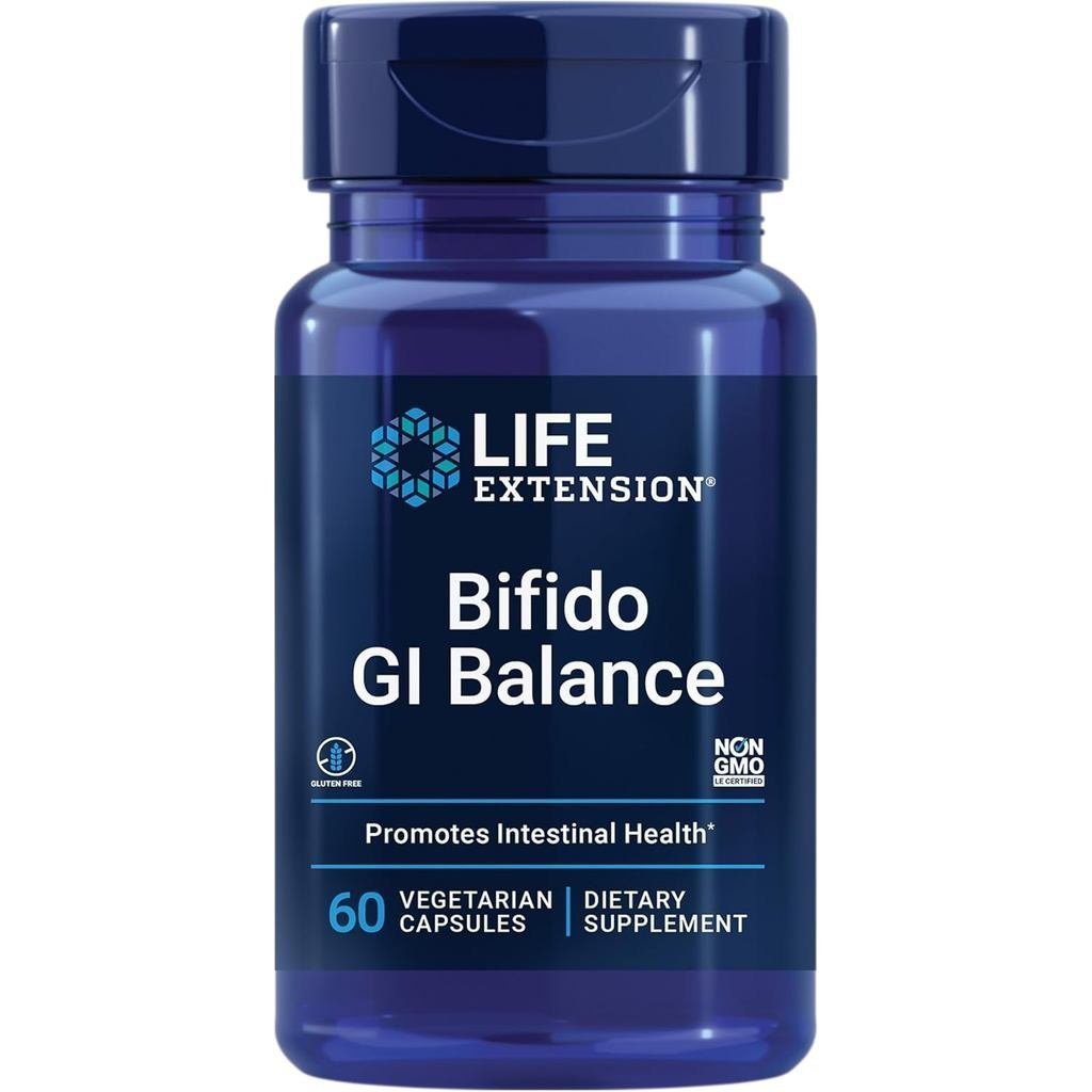 Life Extension Bifido GI Balance, โปรไบโอติก, Bifidobacterium longum BB536® (2 พันล้าน CFU), สนับสนุ