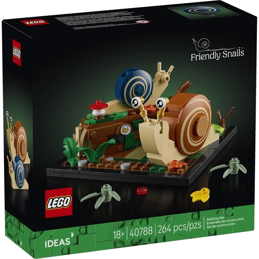 LEGO 40788 Friendly Snails (IDEAS) [Brick MOM]