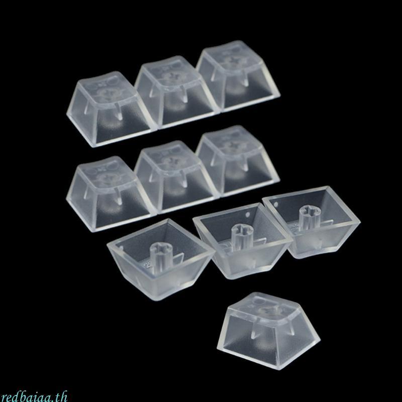 Redbaiaa ABS Keycaps ชุดหนา ABS พิมพ์ Keycaps สําหรับคีย์บอร์ดแบบกลไก 10 ชิ้นชุดเฉพาะ Keycaps ไม่ใช่