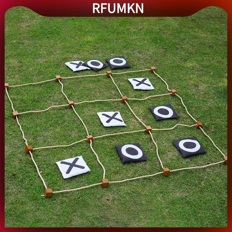 [rfumkn] Tic TAC Toe Game Outdoor Funny XO Toy Parent Child Interaction Game Outdoor
