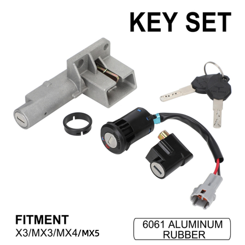 JF Motorcycles Key Set Ignition Switch Lock Key Set Kits For Talaria Sting X3 MX3 MX4 MX5 Electric V