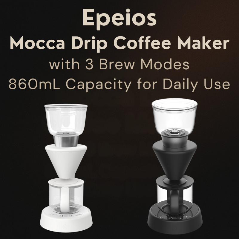 Epeios Mocca Drip Coffee Maker - Designed with Expert Supervision by WBC Champion Hidenori Izaki, Fe