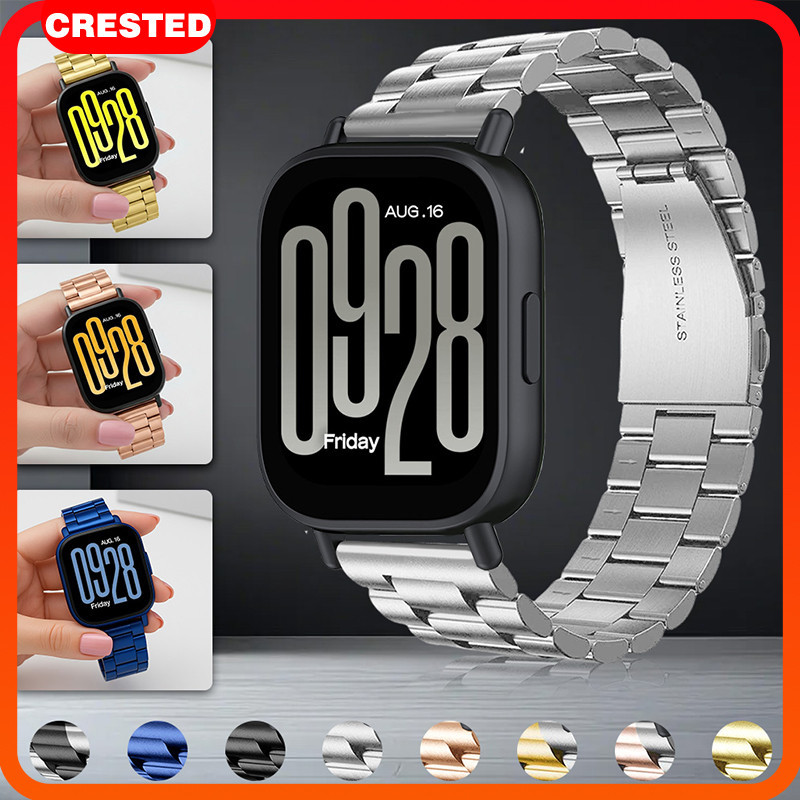 สายรัดข้อมือสแตนเลส 20mm 22mm สำหรับ for Redmi Watch 5 Active Lite/Amazfit/Samsung Galaxy Watch/Garmin/Huawei