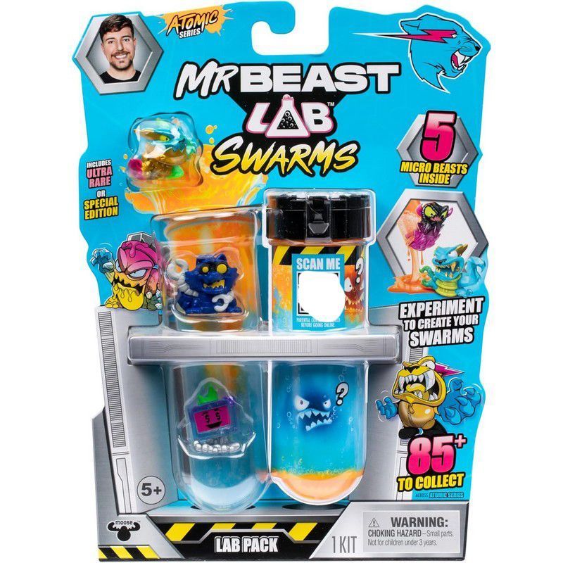 MrBeast Lab5 Miniature Beast Test Tube Test Bottle Frankenstein Golden Treasure Childrens Mystery Bo