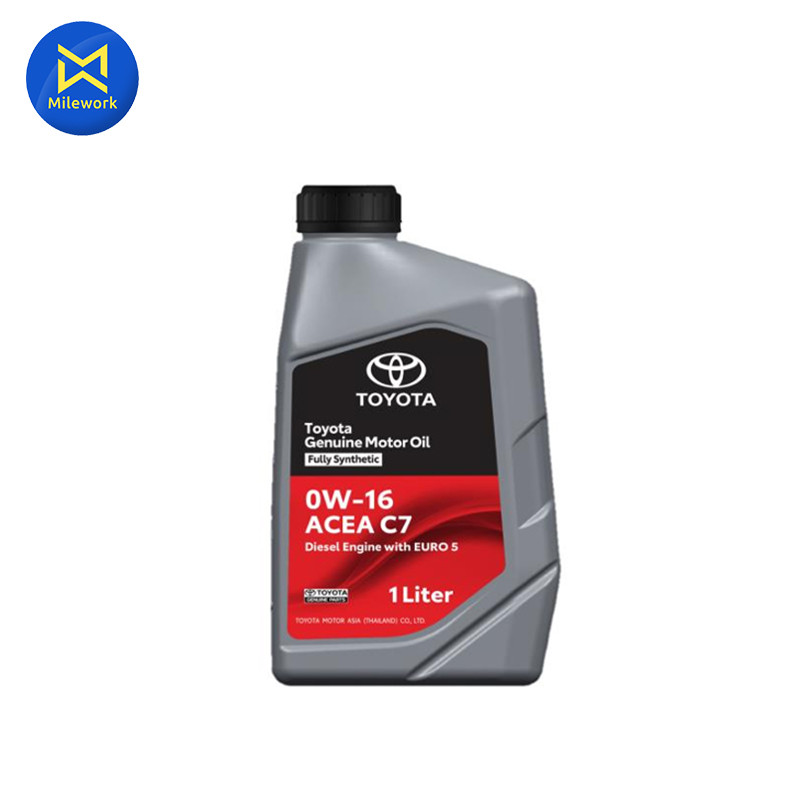 TOYOTA น้ำมันเครื่องดีเซลสังเคราะห์แท้ 0W16 C7 /มาตรฐานยูโร 5 ขนาด 1ลิตร (08880-80300)