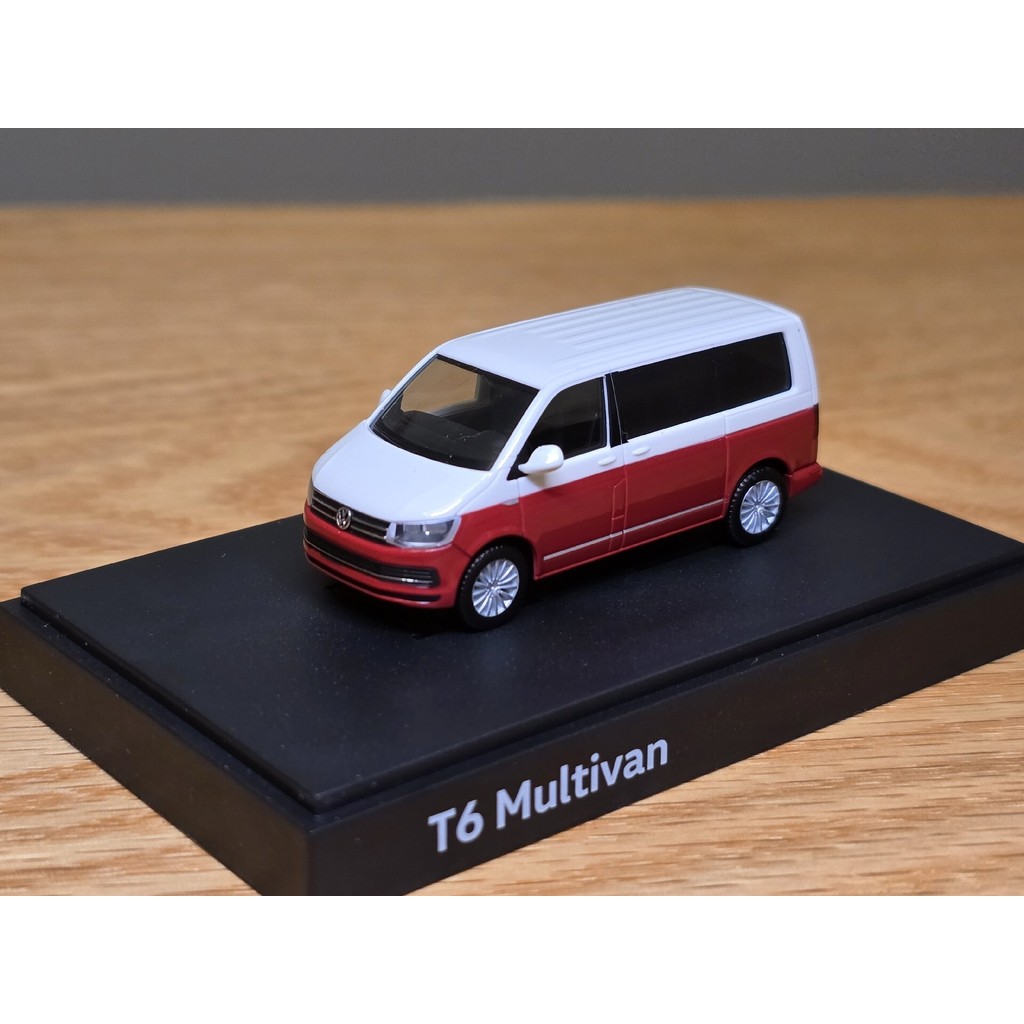 [คลังสินค้าพร้อม] Herpa 1/87 Volkswagen T6 Mattway Rare Original Factory Double-Patch Paint Surface 