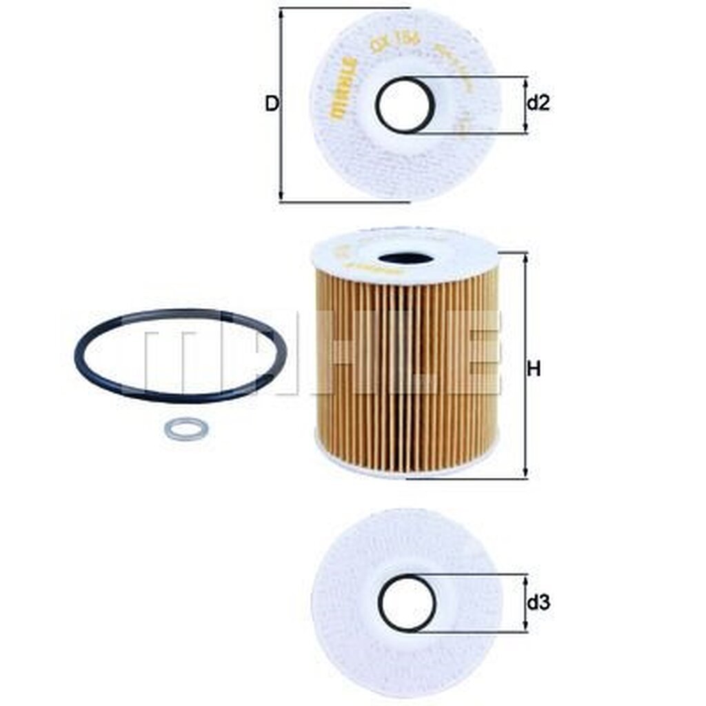 กรองเครื่อง BMW SERIES 3 E46 SERIES 5 E39 SERIES 7 E38 X3 E53 M57 RANGE ROVER L322 3.0
