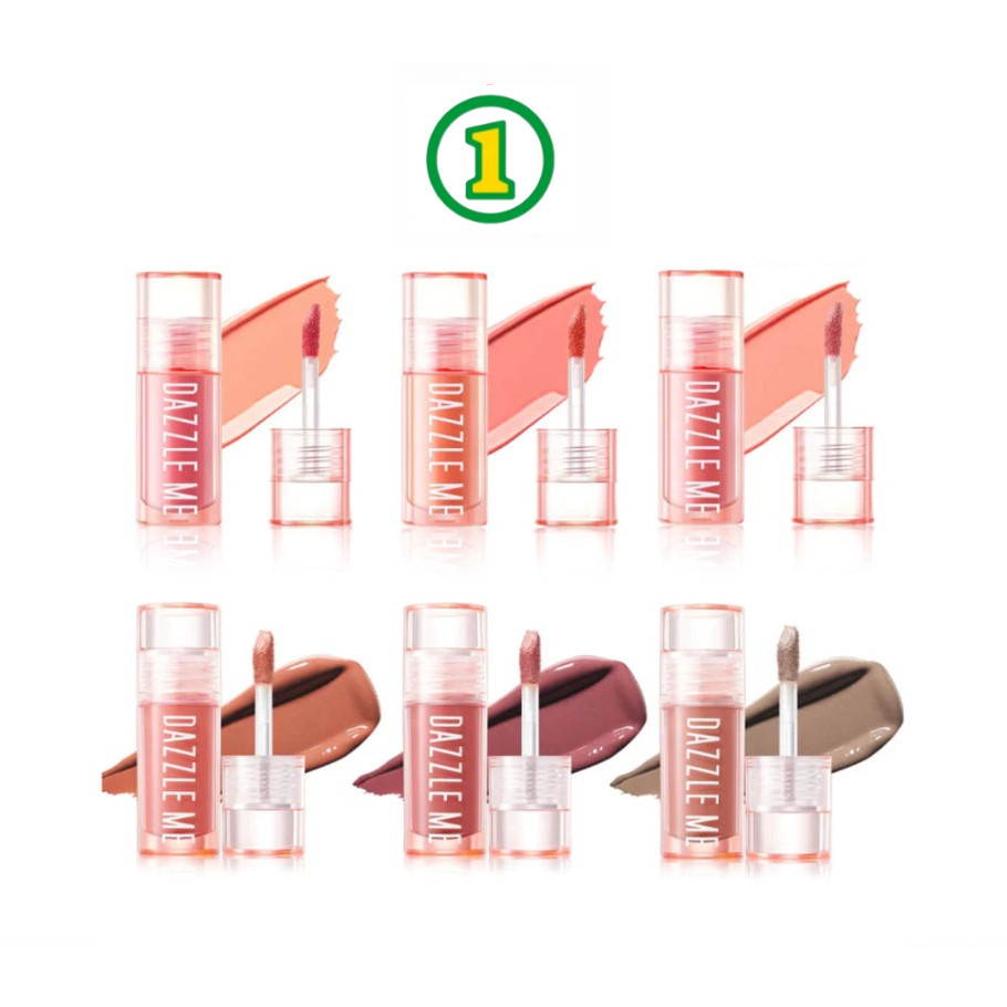 DAZZLE ME Heart-Melt Creamy Liquid Blush ครีมมี่ ลิควิด บลัช เกลี่ยง่าย สีแน่นชัด 6 สี
