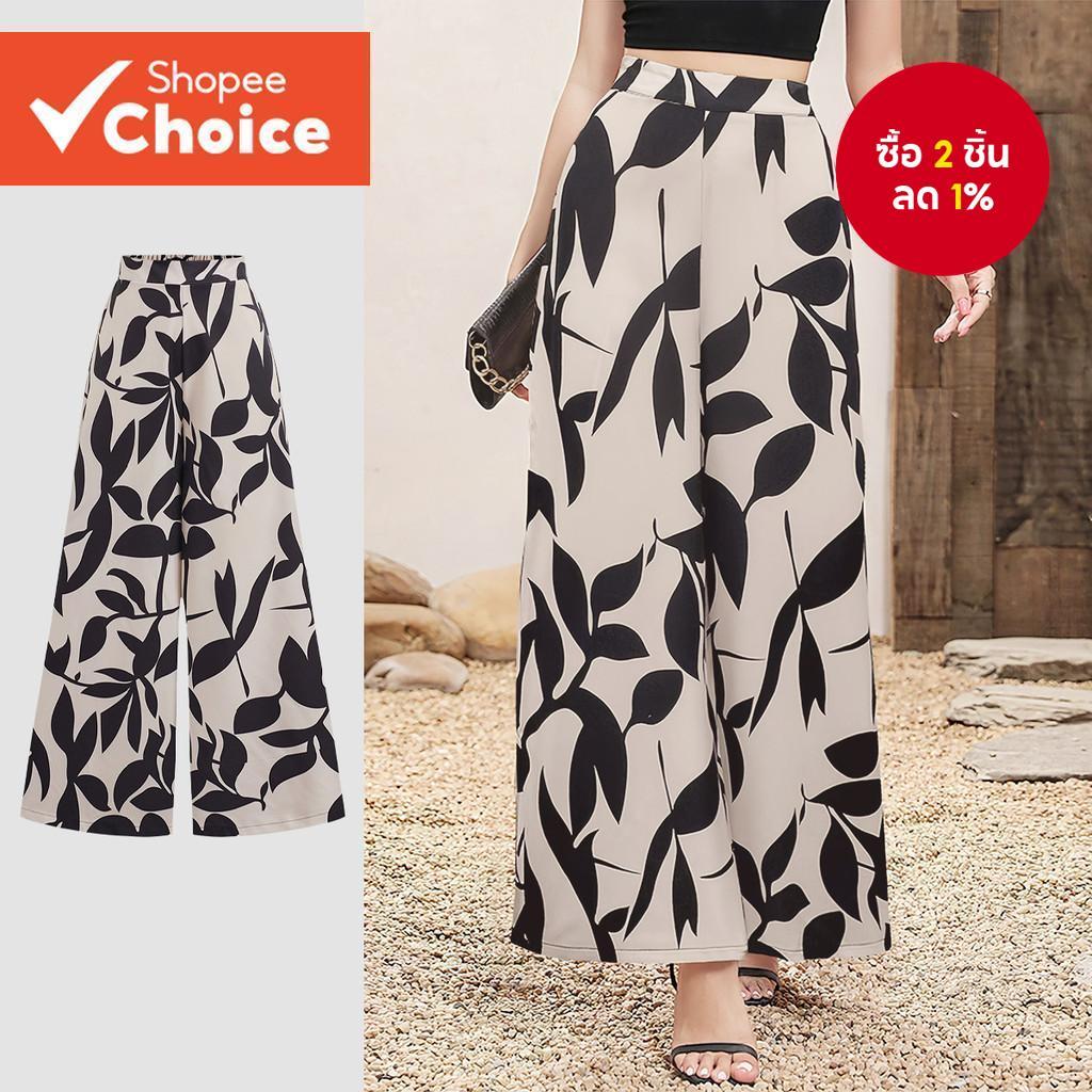 ผู้หญิง Boho Tropical ซิปกางเกง L128ED190