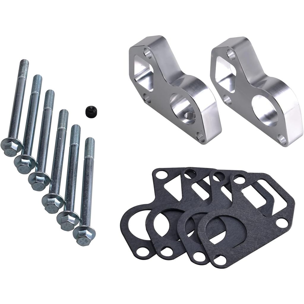 LS Water Pump Spacers kit Adapter Swap Kit Compatible with Camaro LQ4 LS1 5.3l LSX LQ9 LS6 L33 LS2 E