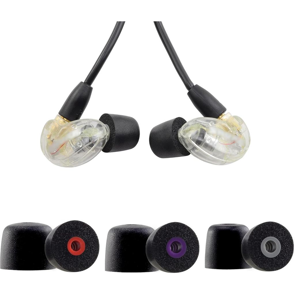 Replacement Memory Foam Ear Tips for Shure SE215 PRO SE215 SE112 SE315 SE425 SE535 SE846 Aonic4 Aoni