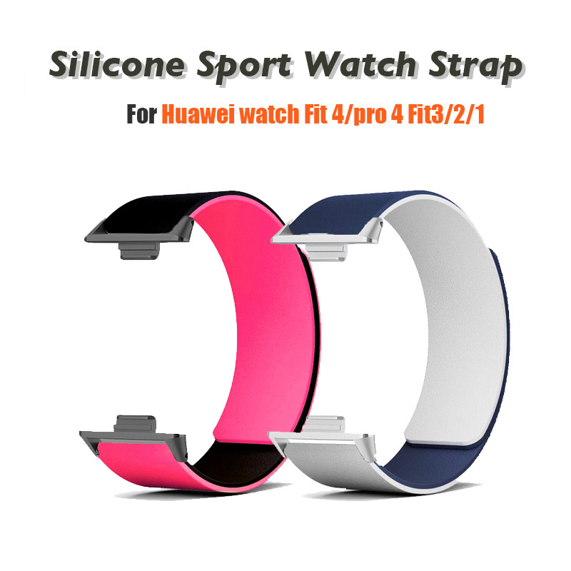สายรัดแม่เหล็กสําหรับ Huawei Watch Fit 4 Pro Fit 3 สร้อยข้อมือกีฬาเปลี่ยนสายรัดข้อมือสําหรับ Huawei Watch Fit 4 Pro Correa