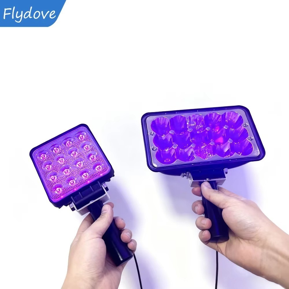 UV Curing โคมไฟ 365nm 16W 30W มือถือโคมไฟสีม่วงสําหรับเรซิ่นคริสตัลอีพ็อกซี่เคลือบหมึกและ PCB Solder