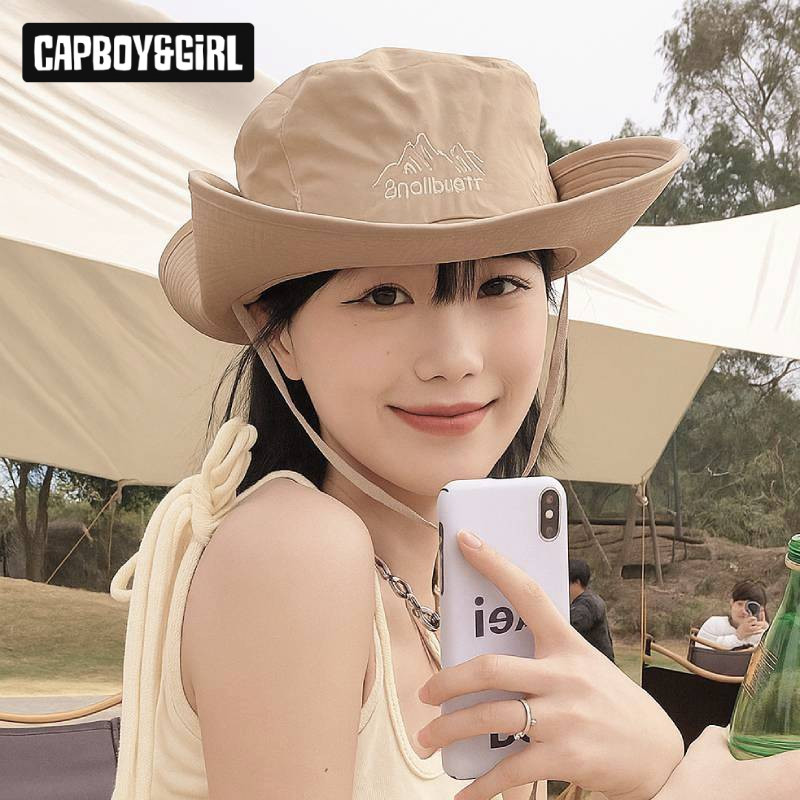 พร้อมส่ง หมวกเดินป่า หมวกกันแดด แคป์ปิ้ง ท่องเทื่ยวกลางแจ้ง