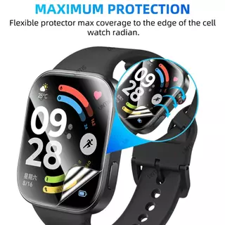 ฟิล์มแก้วนิรภัย / ฟิล์ม TPU อ่อน for Redmi Watch 6 5 4 / 5 Active/ 5 Lite/ 3 Active/Lite เต็มรูปแบบป้องกันหน้าจอป้องกัน