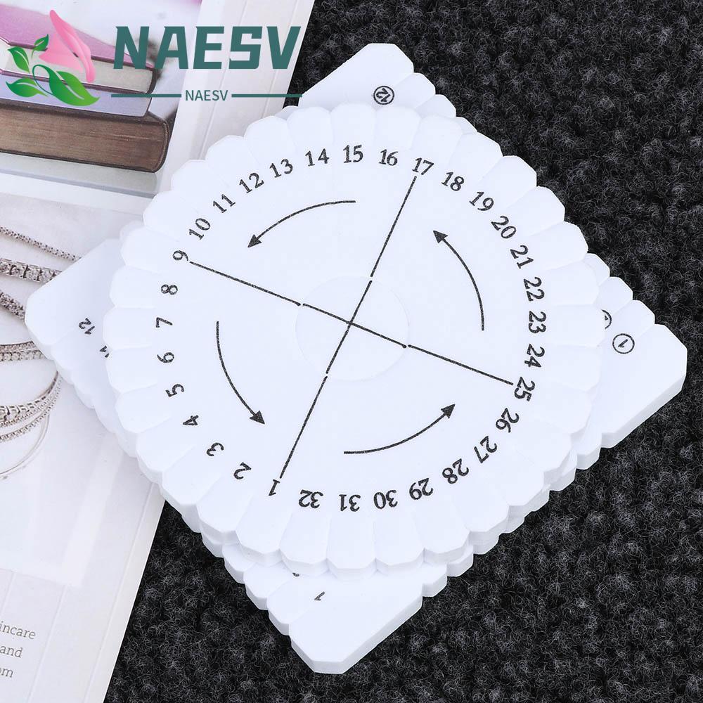 NAESV เครื่องมือทําด้วยมือ 2 ชิ้น/เซ็ตแผ่นถัก Braiding Disc/Disk Kumihimo เครื่องประดับออกแบบ Board