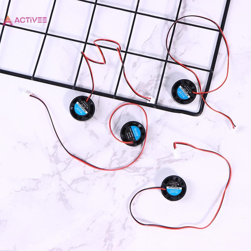 <Activee> Mini 2510 25*10 มม.DC 5V 9V 12V 24V รอบ 2-Pin Cooler Brushless Chipset ฮีทซิงค์ Mute Mini 