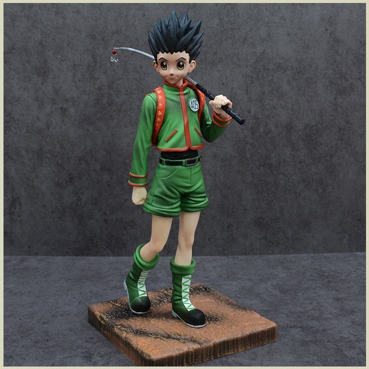 SC HUNTERHUNTER Killua Zoldyck GON·FREECSS Action Figure อะนิเมะอุปกรณ์เสริมเดสก์ท็อปตกแต่ง