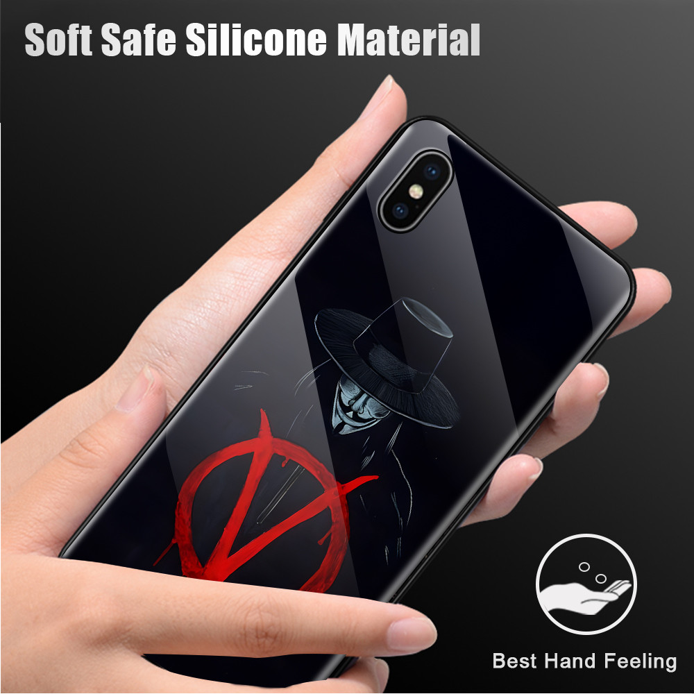 เคส For เคสแข็ง OPPO A3 A3X A60 A18 A78 A79 A17 A54 A38 A58 A77 A98 A17K A57 Pro 4G 5G เคสออปโป้ Glass Case BLK - รูปที่ 3