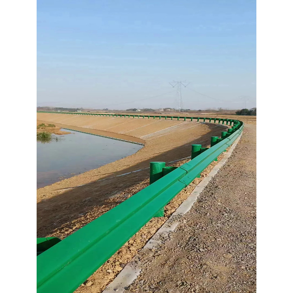 Gansu Road Wave-Shaped Guardrail Board High-Speed Road Double-Wave Anti-Collision Guardrail Country 