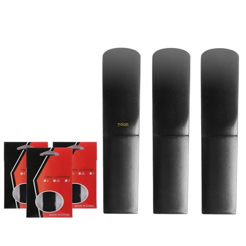 Youn 3 ชิ้นแซ็กโซโฟน Reed แซ็กโซโฟนเปลี่ยน Reed Strength1 5 2 0 2 5 สําหรับ Tenors Sax Reed Woodwind