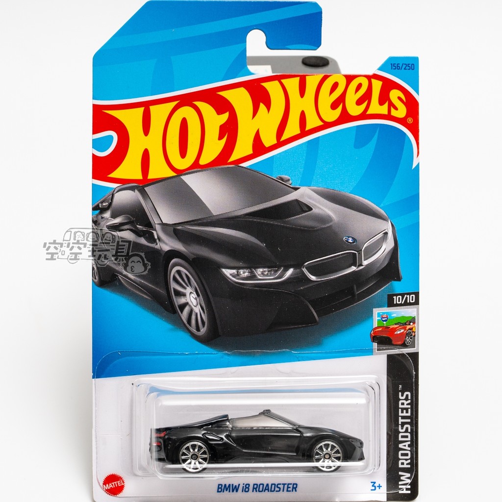 เบอร์ 156 BMW i8 ROADSTER BMW Black Hot Wheels Alloy Small Sports Car hotwheels