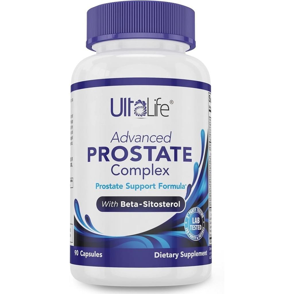 ULTALIFE Advanced Saw Palmetto ต่อมลูกหมากอาหารเสริมสําหรับผู้ชายพร้อม Beta Sitosterol ส่งเสริมการปั