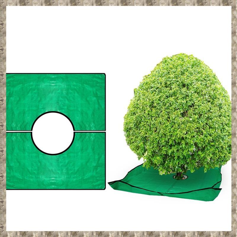 [uhktyltui123.th] Easy Clean Garden ผ้าห่มตัดแต่งกิ่ง Cleanup Mat Outdoor Leaf Storage ผ้าใบกันน้ําแ
