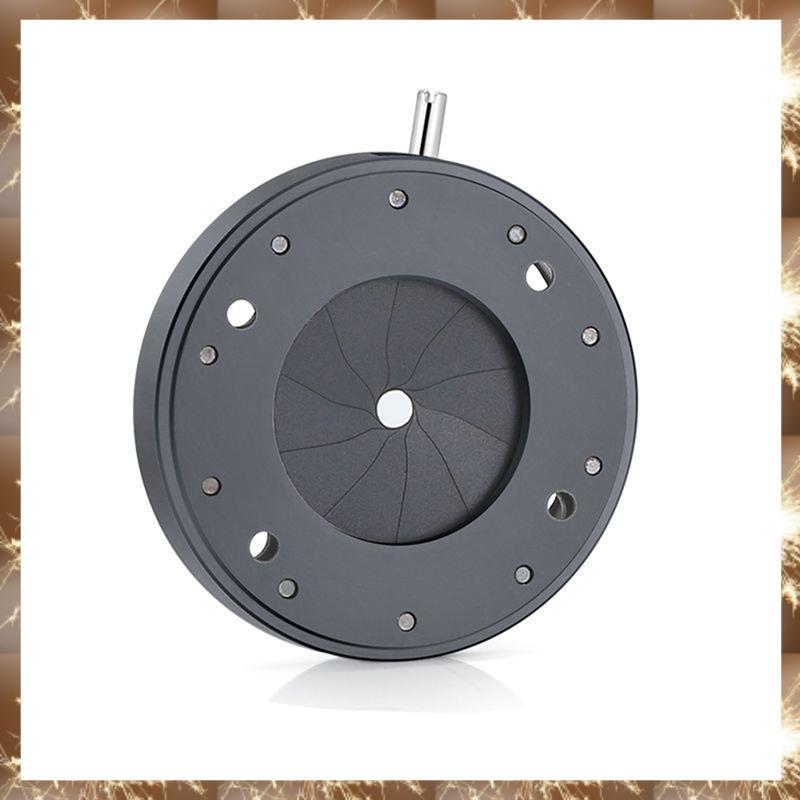 (OKB)1.5-17MM รูรับแสงด้วยตนเองปรับ Mechanical Iris ไดอะแฟรม Iris ไดอะแฟรมสําหรับกล้องจุลทรรศน์กล้อง