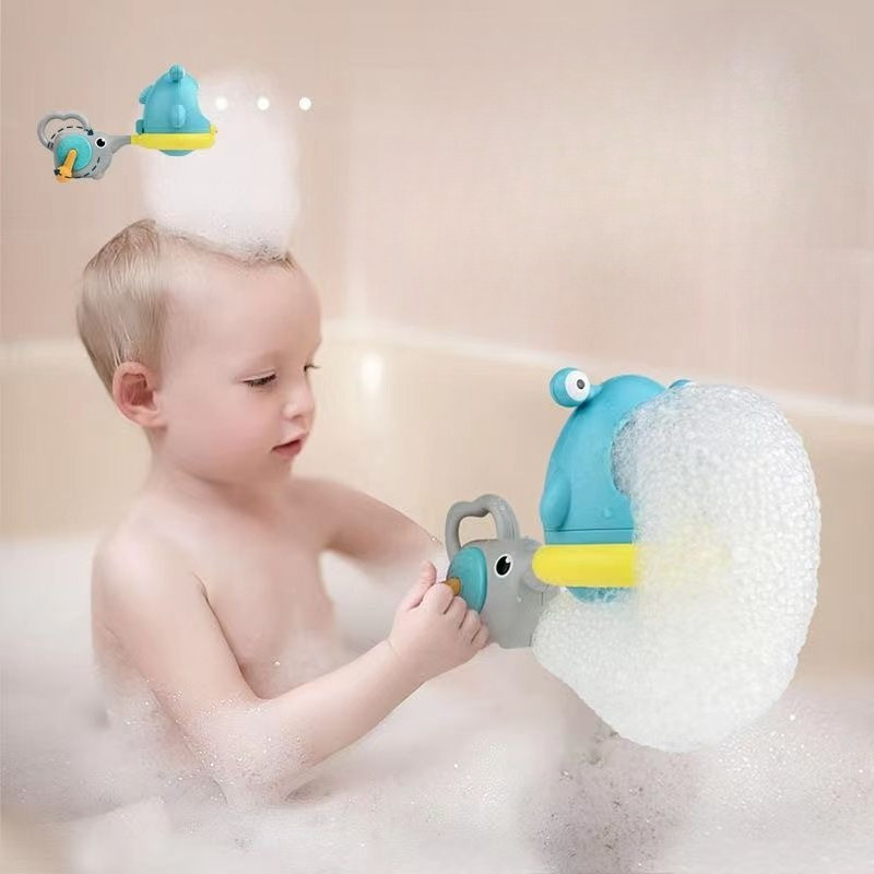 💦พร้อมแล้ว💦ของเล่นอาบน้ำสวนน้ำแสนสนุก ปูทำเครื่องทำฟองสบู่ ส่งเสริมการพัฒนาเด็ก - รูปที่ 6