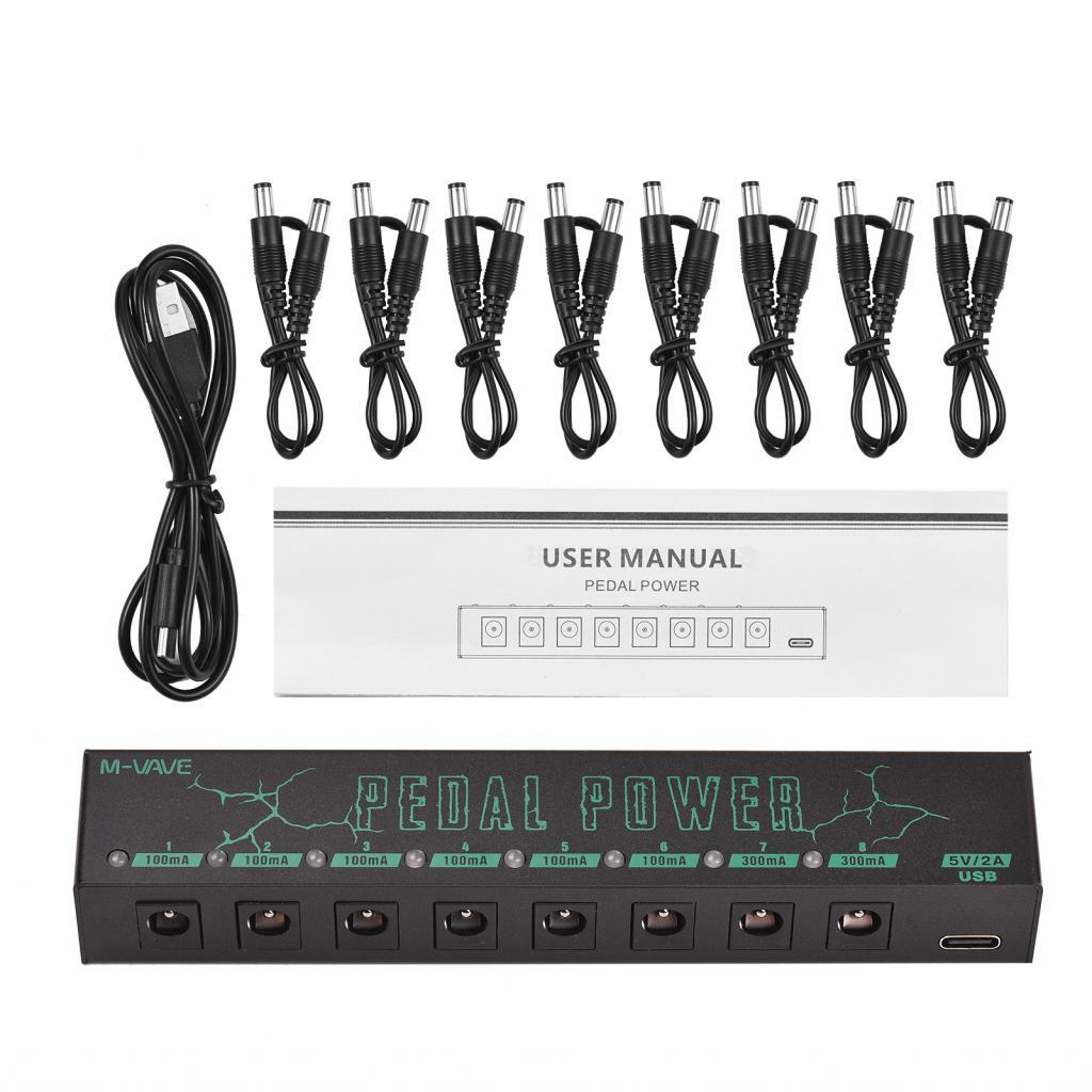 Fangzi Guitar Power Effector Supply 8 Isolated DC Output