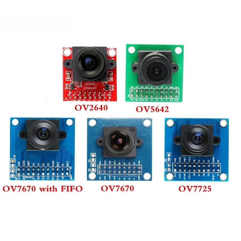 โมดูลกล้อง OV7670 OV7725 OV5642 OV2640 OV7670 พร้อม FIFO CAM โมดูลภาพเซนเซอร์ STM32 รองรับ VGA CIF J