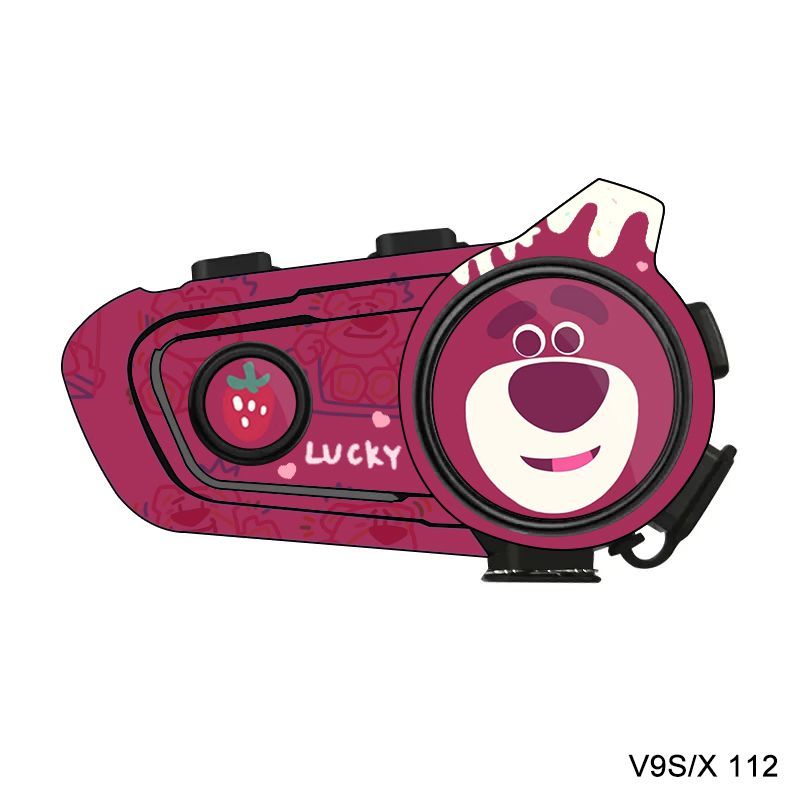 สติกเกอร์กันน้ำสำหรับหูฟัง V9s แบบไม่มีกาว ดีไซน์การ์ตูน