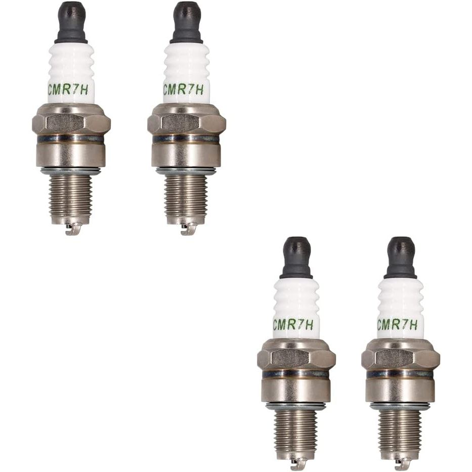 4PK TORCH CMR7H Spark Plug Replace for NGK 3066/CMR7H, for Champion 965/RZ7C RZ7CT10, for Brisk TR14