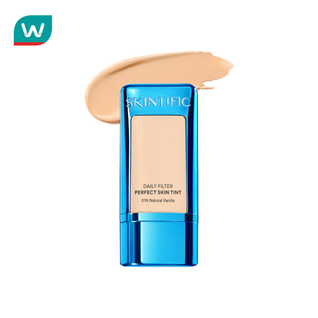 Skintific สคินทิฟฟิค เดลี่ ฟิลเตอร์ เพอร์เฟกต์ สกิน ทินท์ 28ก. 01N เนเชอรัล วานิลา