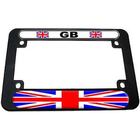 GRAPHIC & MORE United Kingdom - Great Brittain Flag - กรอบป้ายทะเบียนรถจักรยานยนต์ Country United Ki