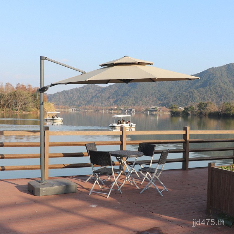 ร่มกันแดดนวัตกรรมใหม่ Terrace และม่านบังแดดขนาดใหญ่ Villas Leisure ใช้ได้ในพื้นที่กลางแจ้งและระเบียง