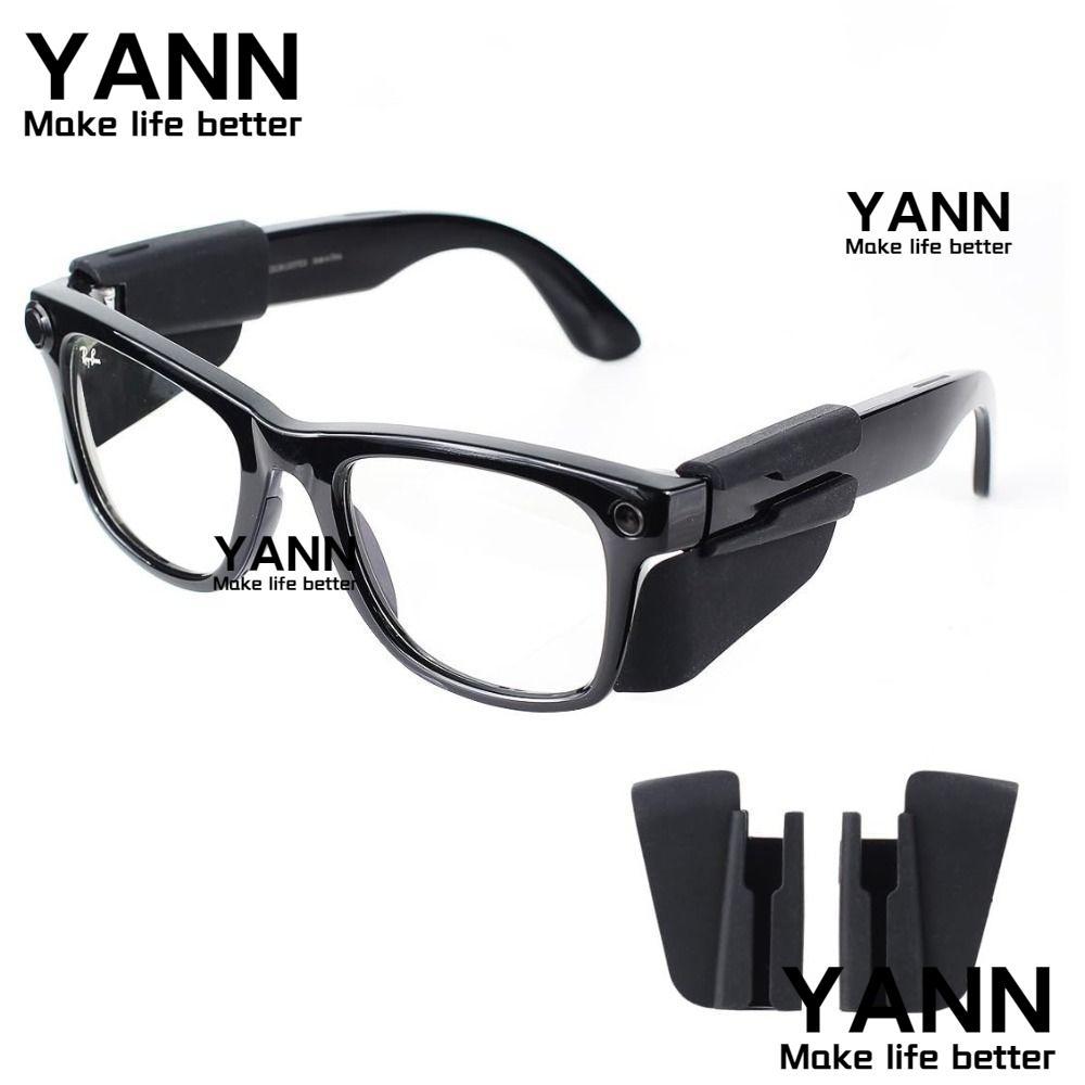 YANN โล่ด้านข้างแว่นตา, Secure Comfort Anti-glare Shield, ซิลิโคนกันลื่นน้ําหนักเบา Shield สําหรับ M