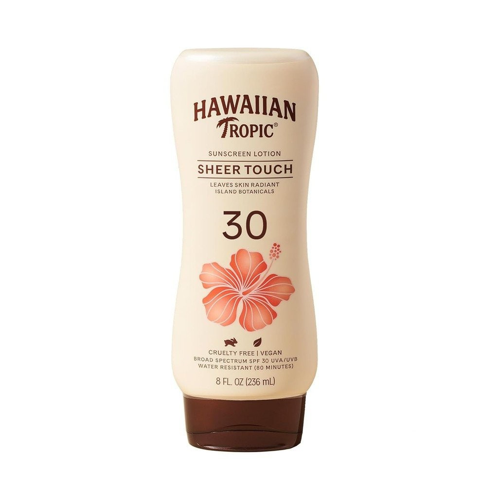 Hawaiian Tropic Sheer Touch Ultra Radiance Lotion Sunscreen SPF 30, 8oz | Hawaiian Tropic Sunscreen 