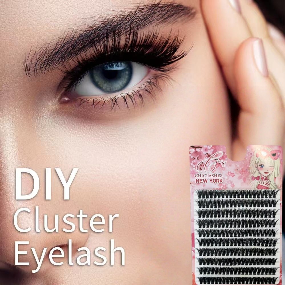 50D 60D 80D ขนตาปลอมแบบช่อ  9-16 mm30D 40D ขนตาปลอม ช่อหนา  เซ็ตต่อขนตาเอง  EYELASH  DIY  ขนตาหนา