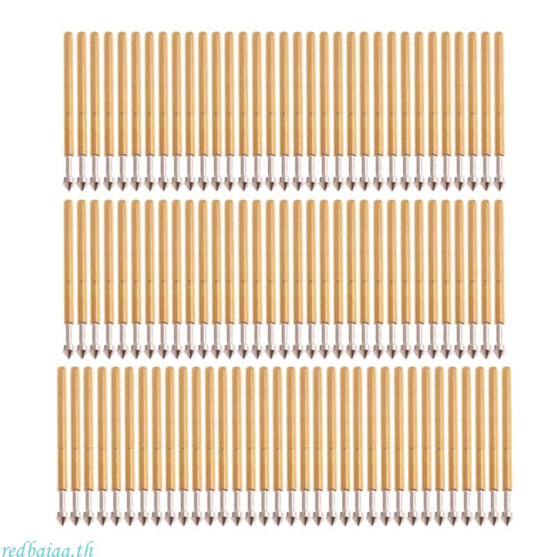 Redbaiaa Test Probe 100 ชิ้นฤดูใบไม้ผลิ Test Probe Pogo Pin P75-E2 Dia 1 3 มิลลิเมตรวัสดุคุณภาพ