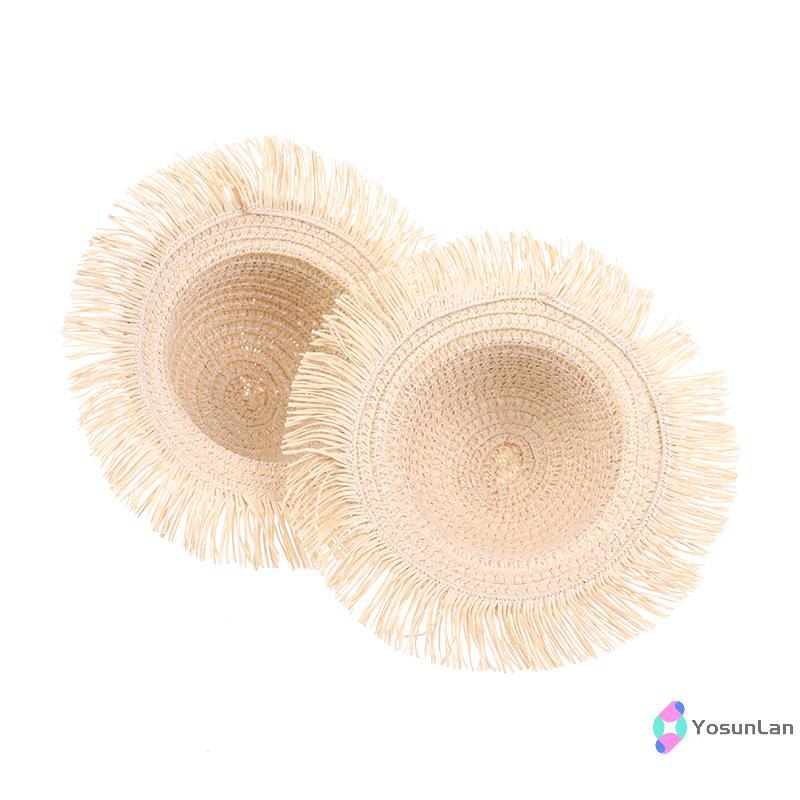 YosunLan] ตุ๊กตา Handmade หมวก Sun สําหรับ 1/6 ตุ๊กตาอุปกรณ์เสริมตุ๊กตาน่ารักหมวกโบว์ตกแต่งตุ๊กตาหมวกเด็กของขวัญใหม่ - รูปที่ 2