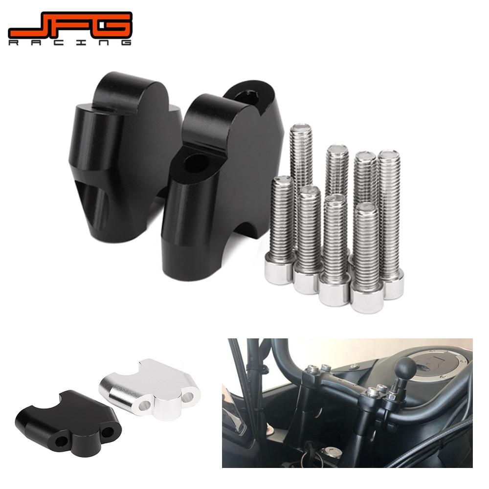 JF Motorcycle CNC Aluminum Handlebar Riser Extension Mount Lifting Clamp For HONDA NC700S NC700X NC7