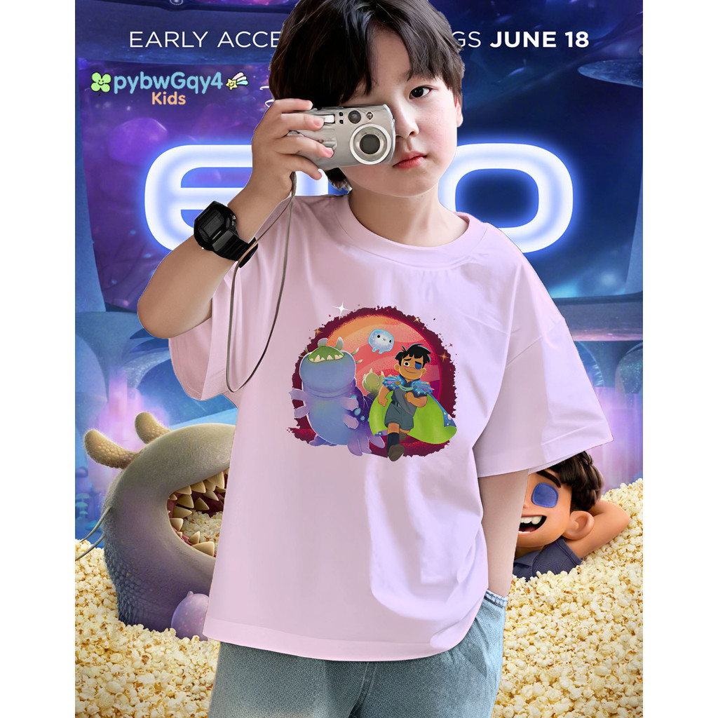 Disney ELIO Cosmic Explorer Tee | เสื้อเด็กพิกซ่าร์สำรวจจักรวาล สีสันสดใส #DisneyKids #เสื้อยืดลายอว