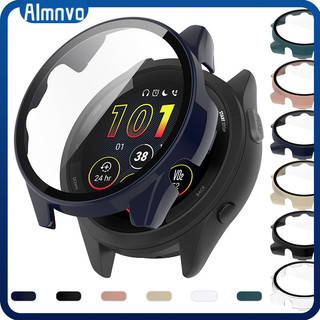 กรณีพีซีแก้วนิรภัยสำหรับ for Smartwatch Garmin Forerunner 165/165 เพลงป้องกัน Gores อุปกรณ์ปกหน้าจอ
