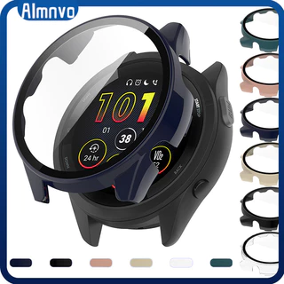 กรณีพีซีแก้วนิรภัยสำหรับ for Smartwatch Garmin Forerunner 165/165 เพลงป้องกัน Gores อุปกรณ์ปกหน้าจอ